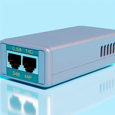 Adaptateur Power over Ethernet (PoE) 0,4A 1000 Mbps Injecteur/Diviseur 12V 24V 48V