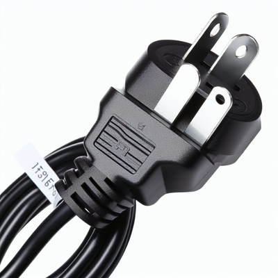 NEMA 5-15P à 5-15R Cordon d'alimentation 1FT 2FT pour l'alimentation électrique du PC