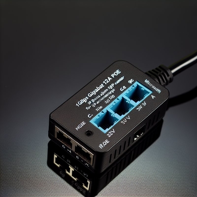 Adaptateur de séparation PoE de 12 V pour caméras IP IEEE 802.3af/at