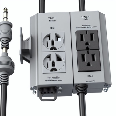 Câble répartiteur d'alimentation NEMA 5-15P vers True1 femelle 4 voies PowerCON 1,8 m