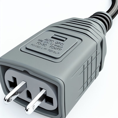 Cordon d'alimentation avec prise NEMA 5-15P vers parasurtenseur GFCI 20A 125V