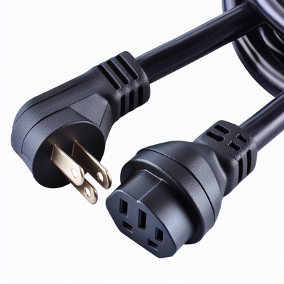 NEMA 5-15P à IEC C5 Cordon d'alimentation 14AWG 250V 16A Noir