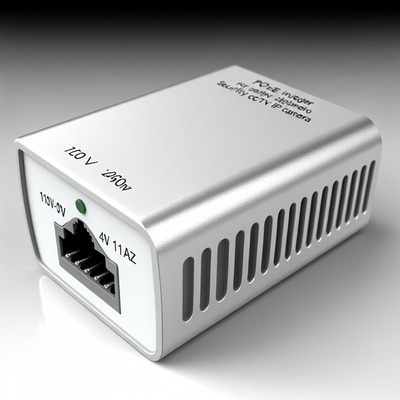 Adaptateur d'injecteur POE de 24V 0,5A 12V 1A pour caméra IP CCTV