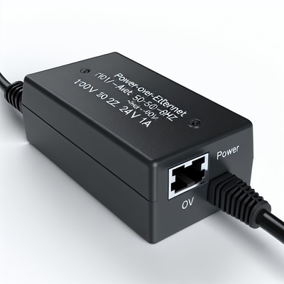 Adaptateur d'injecteur POE de 24V 0,5A 12V 1A pour caméra IP CCTV