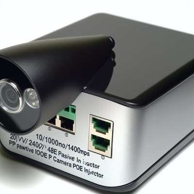 Injecteur POE passif 12V 24V 48V pour caméras IP 10/100/1000Mbps