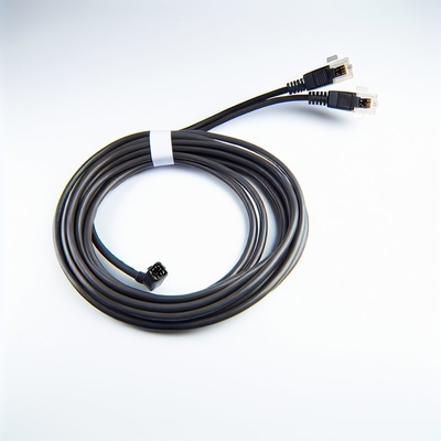 Câble téléphonique CAT 3 RJ9 RJ11 RJ22 4 conducteurs PVC plat enroulé