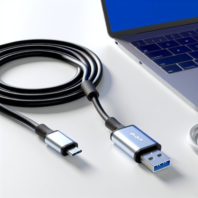 Câble rétractable USB Type C à charge rapide 28AWG 1P 24AWG 2C