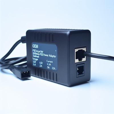 Injecteur/Séparateur POE 48V avec 2 ports Ethernet 10/100/1000Mbps