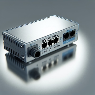 802.3af 12V POE Splitter avec prise DC USB-C 100 Mbps