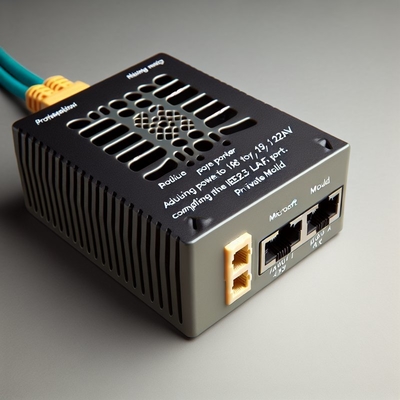 Splitter POE de 48 V à 24 V 12 V 5 V avec 2 ports RJ45 1 Gbps