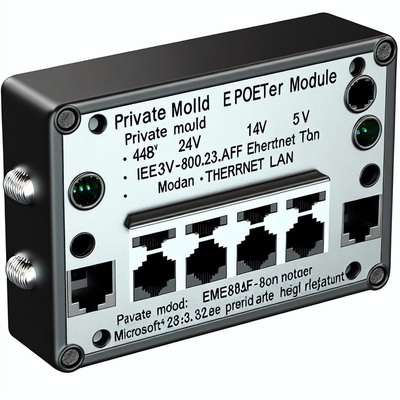Splitter POE de 48 V à 24 V 12 V 5 V avec 2 ports RJ45 1 Gbps