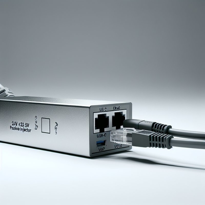 48V à 24V 12V 5V POE Splitter avec connecteur RJ45 1Gbps