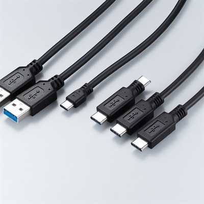 Câble de données USB 2.0 Type C Mâle vers USB B Mâle pour imprimantes et scanners