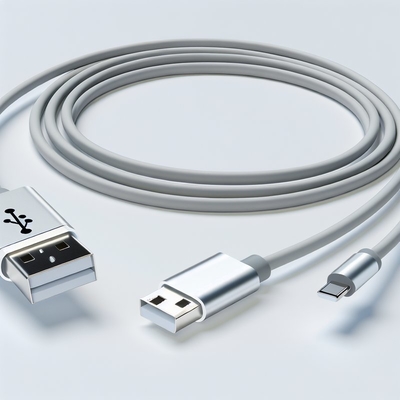 Câble de données à charge rapide 3-en-1 USB 2.0 de 0,5 m Micro Type C