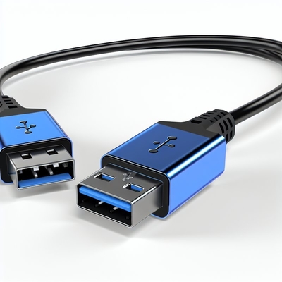 Câble d'extension USB 3.0 5 Gbit/s Femelle vers Mâle pour Imprimante et Charge