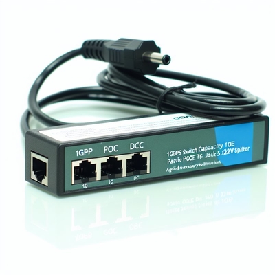Splitter POE de 48 V à 12 V 1,5 A pour caméras de sécurité et routeurs