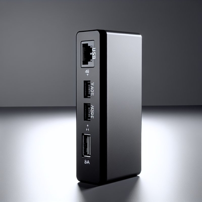 Répartiteur POE 48V vers 12V IEEE802.3af avec RJ45 et câble CC