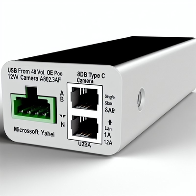 Répartiteur POE 48V vers 12V IEEE802.3af avec RJ45 et câble CC