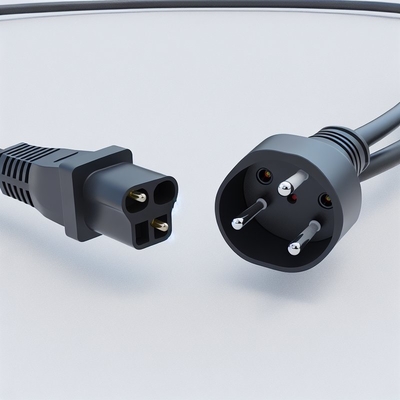 EU 3-Pin Schuko Plug à C13 câble d'alimentation 0,75 mm2 HO5VV-F