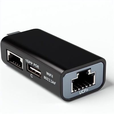 Répartiteur POE 48V à 24V 1Gbps IEEE 802.3af pour caméras de sécurité
