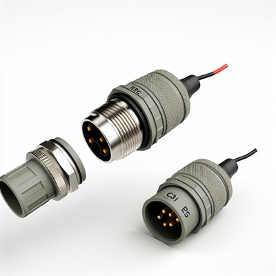 M12 IP67 connecteur étanche 3Pin câble d'éclairage LED mâle à femelle