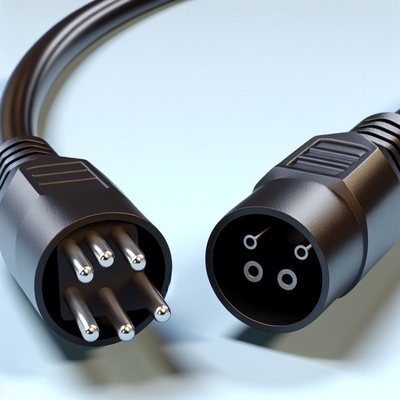 C8 mâle à C7 femelle câble de puissance de 0,8m 18AWG PVC certifié ROHS