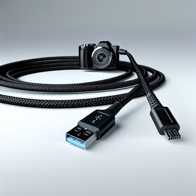 Chargement de transfert de données par câble USB 2.0 à micro USB noir de 1 m à 1,5 m