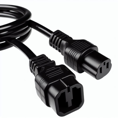 C20 à C13 Corde de courant alternatif 10A 250V Noir 1m