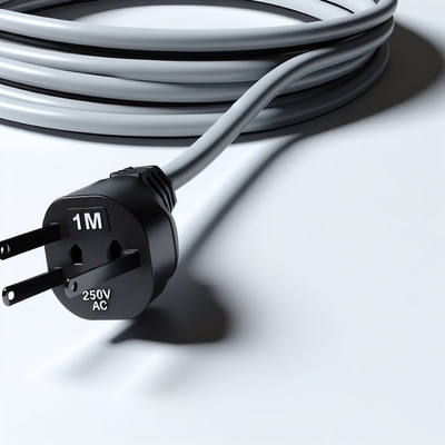 Cordon prolongateur britannique à 3 broches 1M 13A 250V CA