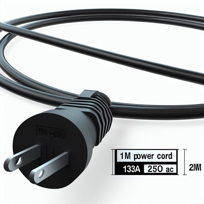 Cordon prolongateur britannique à 3 broches 1M 13A 250V CA