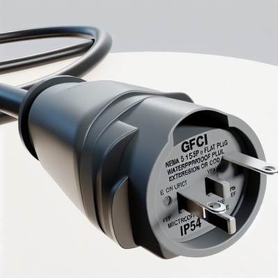 Rallonge étanche GFCI NEMA 5-15P vers 5-15R IP53