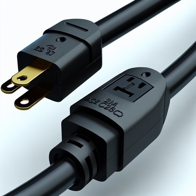 Cordon d'alimentation C7 vers C8 0,8M, 18AWG, gaine PVC, certifié ROHS