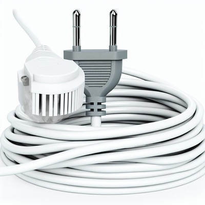 Cordon d'alimentation pour lampe de sel avec prise UE, interrupteur à pied 10A, noir