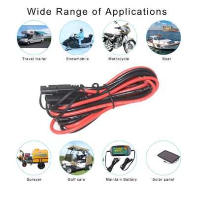 Câble d'extension SAE 12AWG 15FT pour automobile et solaire