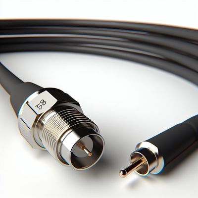 Câble coaxial MCX mâle vers MCX mâle à angle droit 50 Ohm RG316