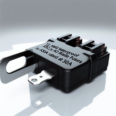 Porte-fusible en ligne étanche 12 AWG pour fusibles à lame ATC/ATO 30A