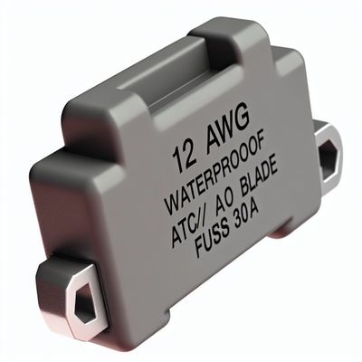 Porte-fusible en ligne étanche 12 AWG pour fusibles à lame ATC/ATO 30A