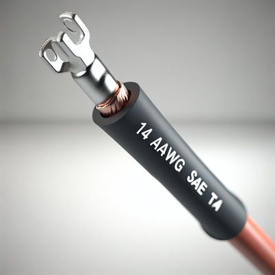 Câble de raccordement 14 AWG SAE vers cuivre étamé pour solaire automobile
