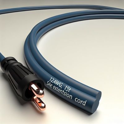 Câble d'extension SAE 12AWG 15FT pour automobile et solaire