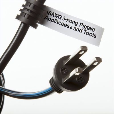 Cordon d'alimentation à queue de cochon à 3 broches 18AWG pour appareils électroménagers et outils