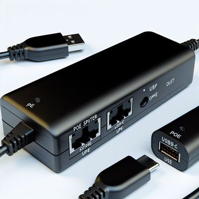 Répartiteur PoE avec sortie USB-C pour appareils non-PoE