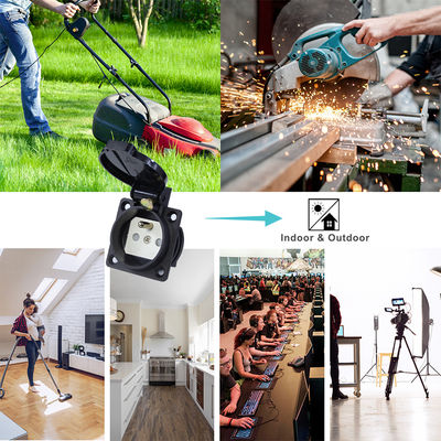 Prise d'alimentation industrielle 3 broches 220V standard européen 10A