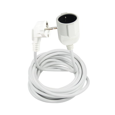 Cordon d'alimentation Schuko CEE 7 mâle vers femelle UE 16A 250V