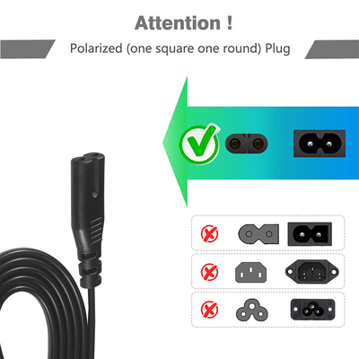 Cordon d'alimentation AU vers C7 2 fils 1,8 m 240 V pour appareils électroniques