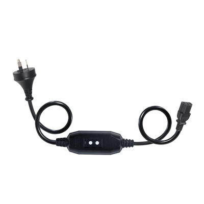 AU Branche au câble d'alimentation C13 de la CEI avec RCD 10A 240V