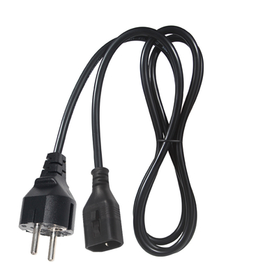 VDE H05VV-F 3G1.0mm2 Schuko à C14 câble d'alimentation pour serveurs