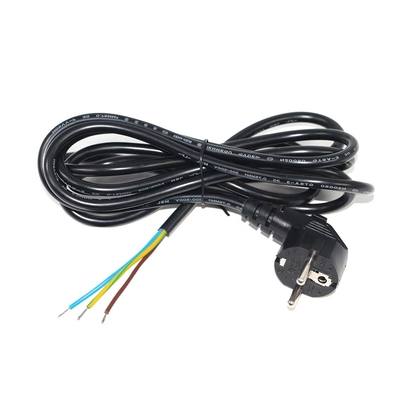 EU Schuko CEE 7/7 à câble d'alimentation en conserve H05VV-F 3G1.0mm2
