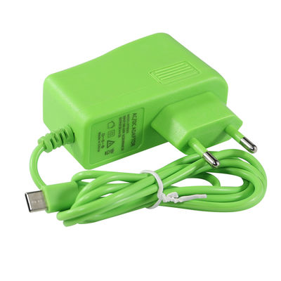 12V 2A EU Plug Green DC Power Adapter pour les bandes LED de la caméra de surveillance