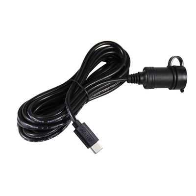 Adaptateur convertisseur d'alimentation USB-C pour allume-cigare de voiture 12V, prise de courant continu avec port Type-C pour téléphone, tablette, GPS, caméra de tableau de bord
