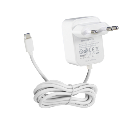 Adaptateur d'alimentation 12V 1A UE USB-C avec câble 1m